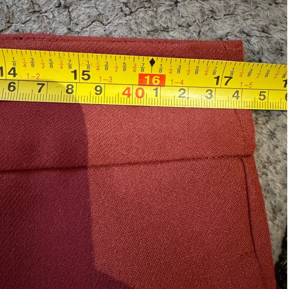 Alexia Admor Wide Leg Burgundy Trousers Size 12 NWOT - Picture 6 of 6